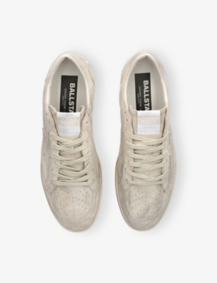GOLDEN GOOSE: Ball Star Exclusive Suede Low-Top Trainers