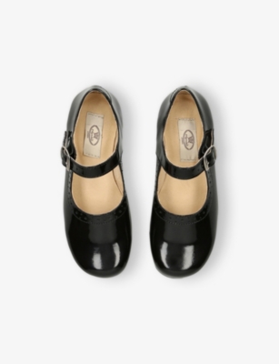 PAPOUELLI: Kids' Millie Patent-leather Mary-Jane Shoes