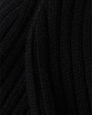 Prada Mens Black Logo-embellished Ribbed Wool Beanie In Black
