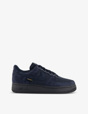 Mens Nike Air Force 1 ’07 Suede Low-Top Trainers