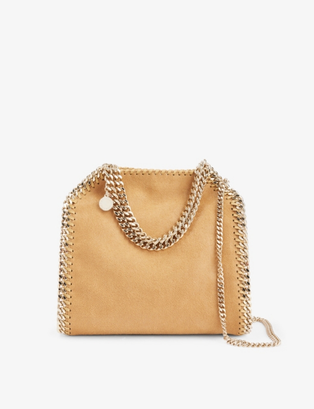Falabella mini faux-suede tote bag