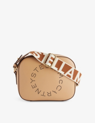 Stella Logo Faux Leather Camera Bag - Pink