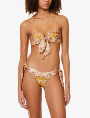 ZIMMERMANN: Wylie Scarf Tie bandeau bikini