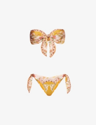 ZIMMERMANN: Wylie Scarf Tie bandeau bikini