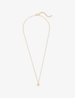ENAMEL COPENHAGEN: Amore 18ct yellow gold-plated 925 recycled-sterling-silver necklace