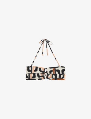 REISS: Ari Cut-Out Bikini Top