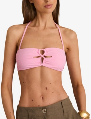 REISS: Ari Cut-Out Bikini Top