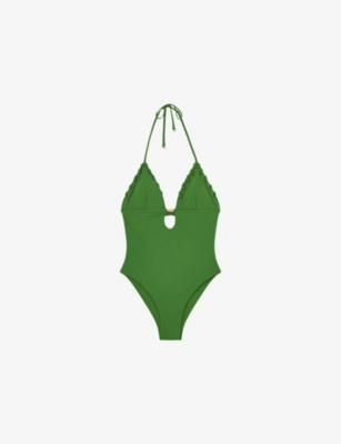 REISS: Nicole V-Neck Swimsuit