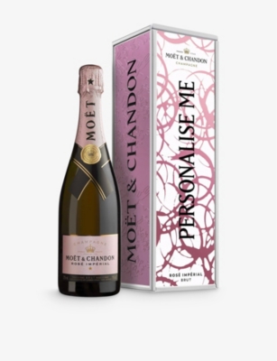 MOET & CHANDON: Rosé Impérial Brut NV champagne and personalised tin 2024 750ml