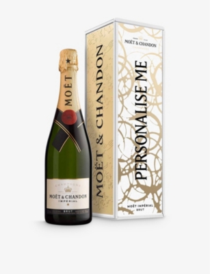 MOET & CHANDON: Impérial Brut NV champagne and personalised tin 2024 750ml