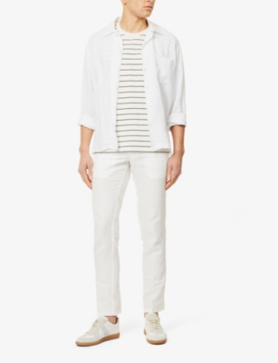 ORLEBAR BROWN: Griffon slim-fit straight-leg linen trousers