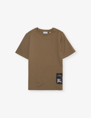 BURBERRY: Cedar EKD-logo cotton T-shirt 3-14 years