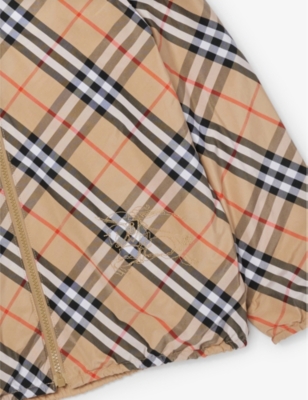 Rufus hooded woven-blend jacket 4-14 years