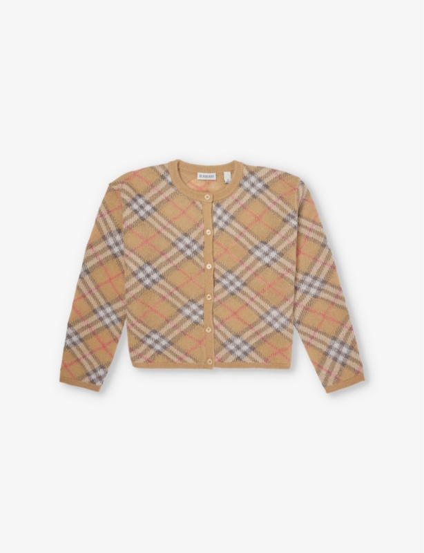 Bethane Check Knit Cardigan 3-14 Years