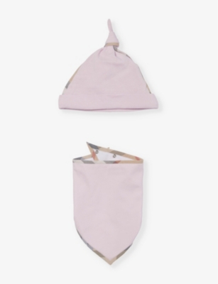 BURBERRY: Hamilton stretch-jersey baby hamper gift set 1-6 months