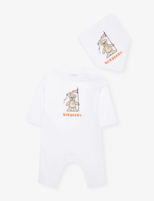 Thomas Bear Cotton-Jersey Two-Piece Gift Set 1-6 Months