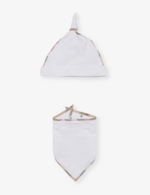 BURBERRY: Hamilton stretch-jersey baby hamper gift set 1-6 months