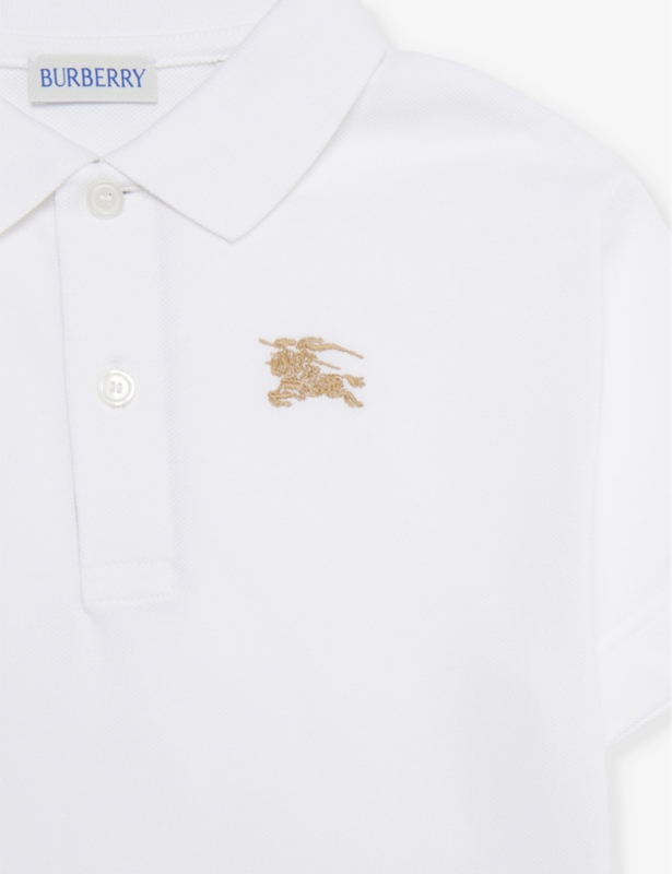 Johane EKD-embroidered cotton-pique polo shirt 3-14 years
