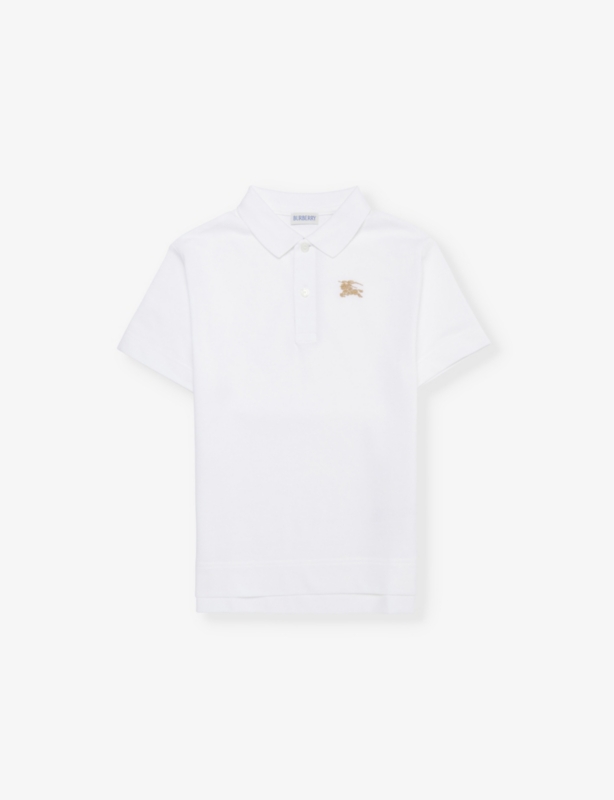 Johane EKD-embroidered cotton-pique polo shirt 3-14 years