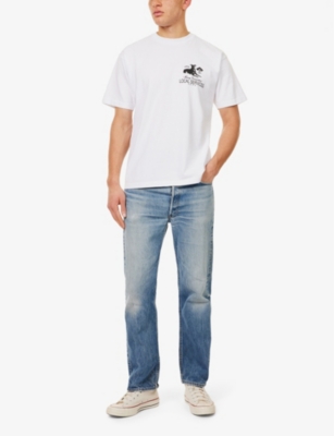 OBEY: Heavy Connection short-sleeves relaxed-fit cotton-jersey T-shirt