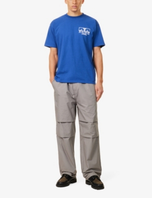 OBEY: Jazz Head crew-neck relaxed-fit cotton-jersey T-shirt