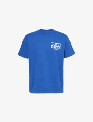 OBEY: Jazz Head crew-neck relaxed-fit cotton-jersey T-shirt