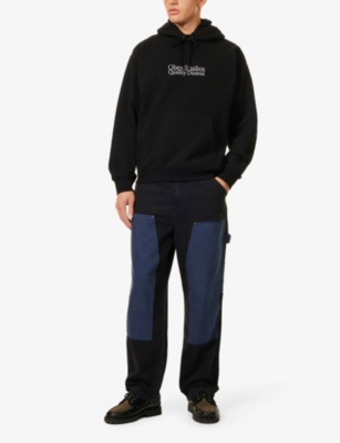 OBEY: Quality Dissent kangaroo-pocket relaxed-fit cotton-blend hoody