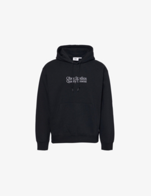 OBEY: Quality Dissent kangaroo-pocket relaxed-fit cotton-blend hoody