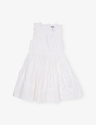 MOLO: Cortney Frilled Cotton Dress  3-12 Years
