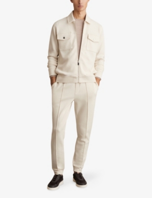 Medina Interlock Zip-Through Jersey Overshirt
