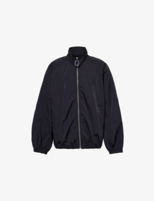 JW ANDERSON: Raglan-Sleeve Brand-Embroidered Regular-Fit Shell-Jacket