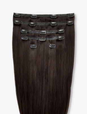 Beauty Works Raven Double Hair Set Clip-in Extensions 18' In Raven
