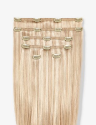Beauty Works Champagne Blonde Double Hair Set Clip-in Extensions 18' In Champagne Blonde