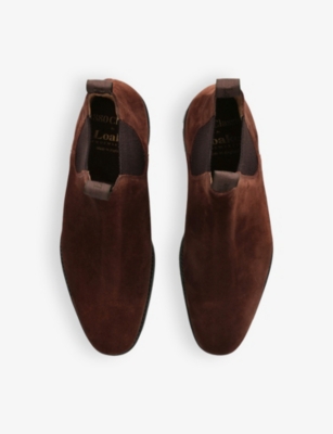 LOAKE: Emsworth suede Chelsea boots