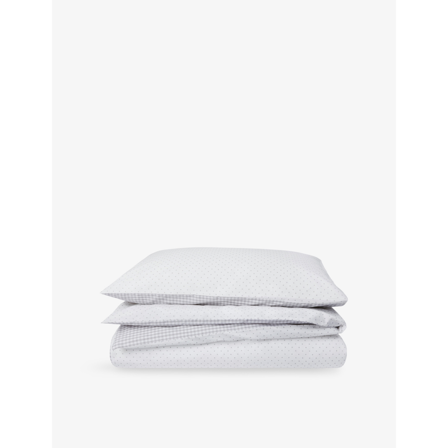 The Little White Company Star-Print Reversible Double Cotton Bedding Set