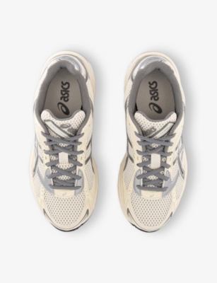 ASICS: GEL 1130 Leather and Mesh Low-Top Trainers
