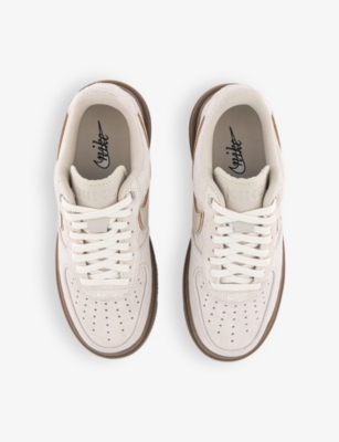 NIKE: Air Force 1 Luxe suede low-top trainers
