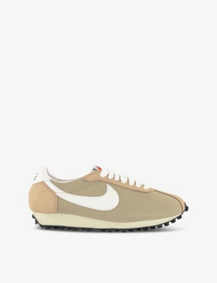 Mens Nike Ld 1000 Logo-Embroidered Suede and Mesh Low-Top Trainers