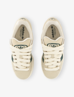 Adidas Originals Womens Adidas Campus 00s Suede Low-top Trainers In Cream White Collegiate G