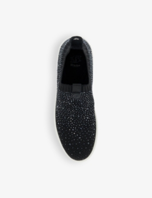 DUNE: Elements Fly Knit Platform knitted low-top trainers