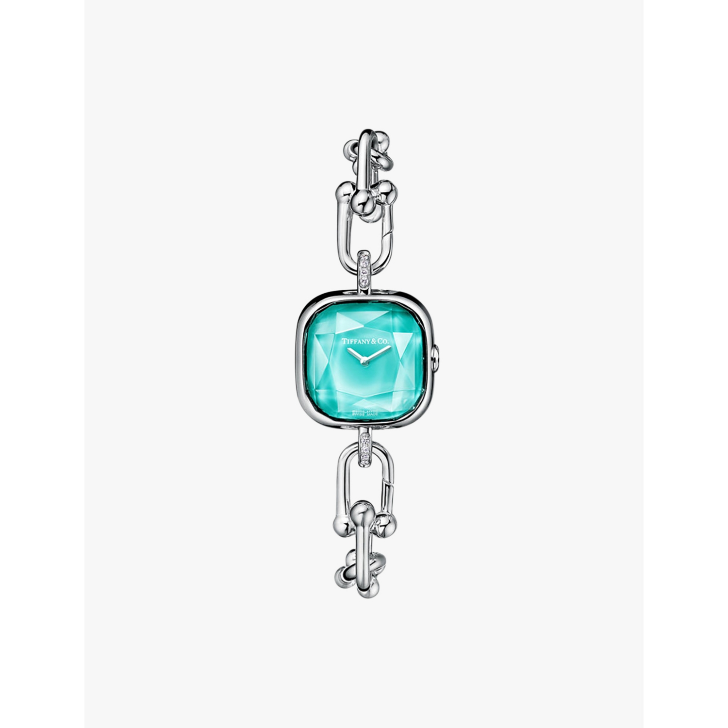 Tiffany & Co. HardWear Sterling Silver Steel and 0.07ct Diamond Watch