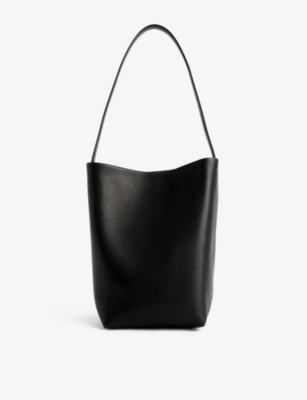 The Row Womens Black N/s Park Medium Leather Tote Bag In Black
