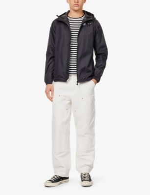 COMME DES GARCONS PLAY: Comme des Garçons PLAY x K-Way hooded two-zip pockets regular-fit shell jacket