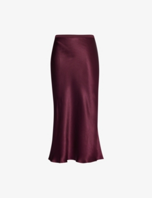 Mid length satin skirts mens hotsell