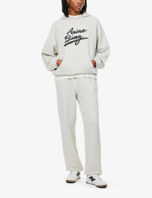 Harvey logo-print oversized cotton-jersey hoody