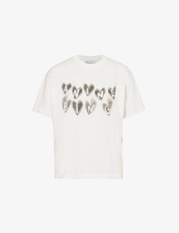 Cade Hearts graphic-print cotton-jersey T-shirt