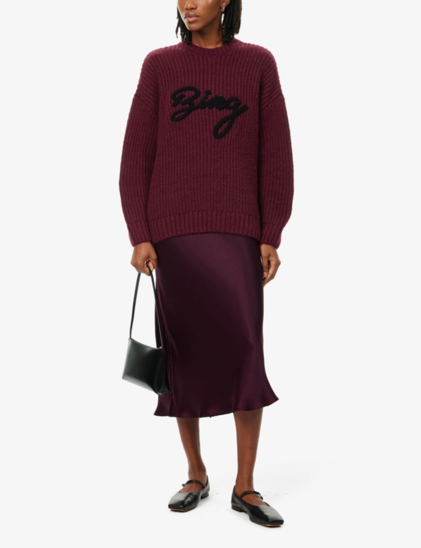 Sydney crewneck wool-blend knitted jumper