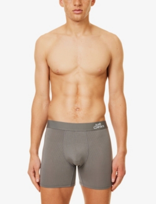 Justwears Mens Pack Of Two Moisture-wicking Stretch-jersey Boxers New Heights In New Heights