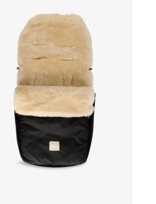 BINIBAMBA: Branded sheepskin pram footmuff