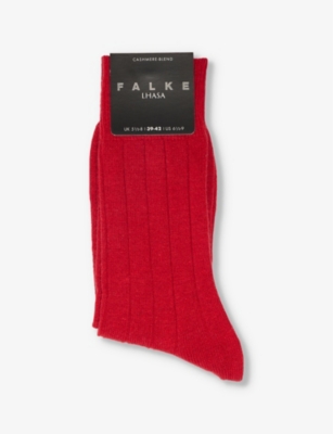 FALKE: Lhasa Rib wool-blend knitted socks